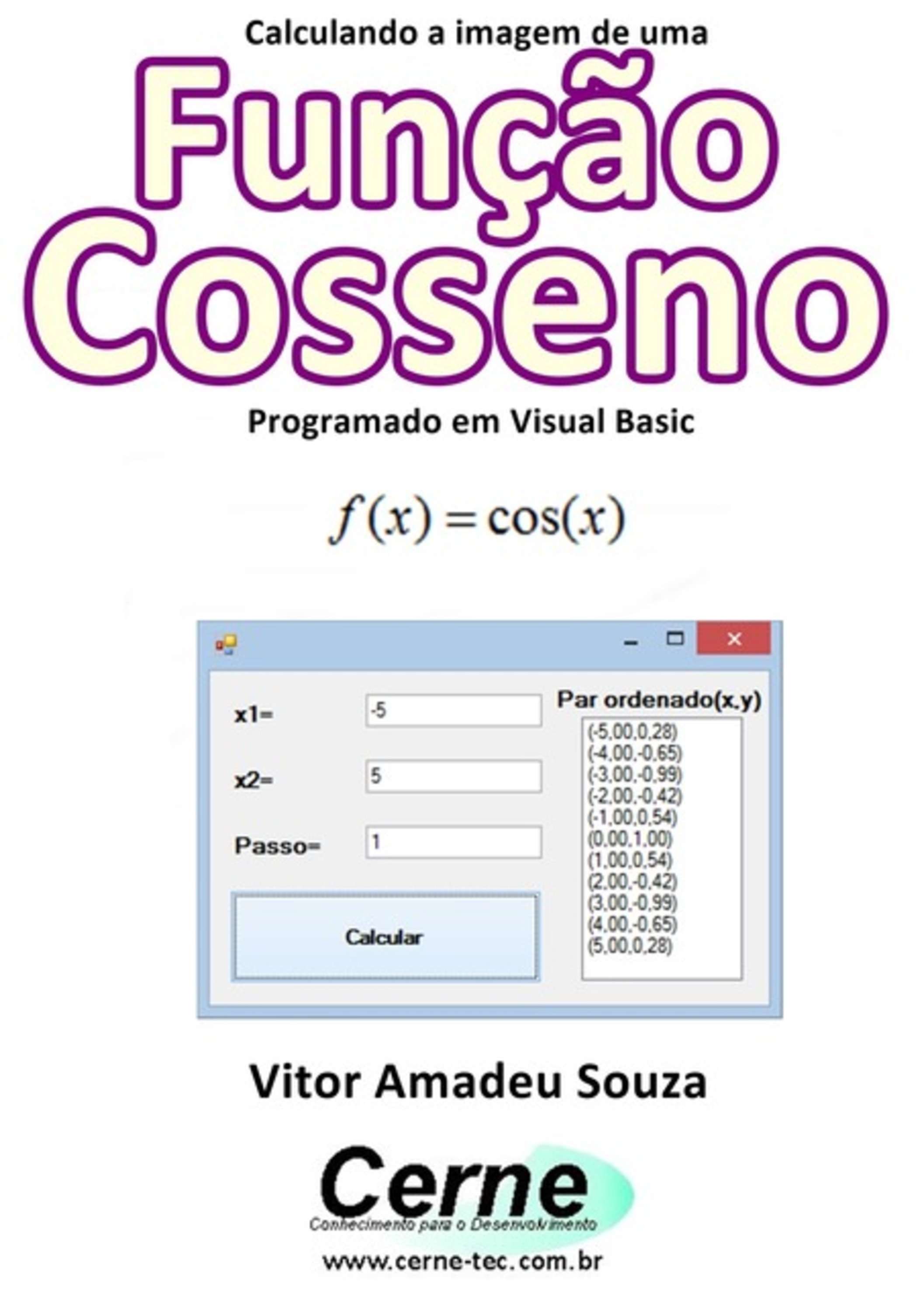 Calculando A Imagem De Uma Função Cosseno Programado Em Visual Basic