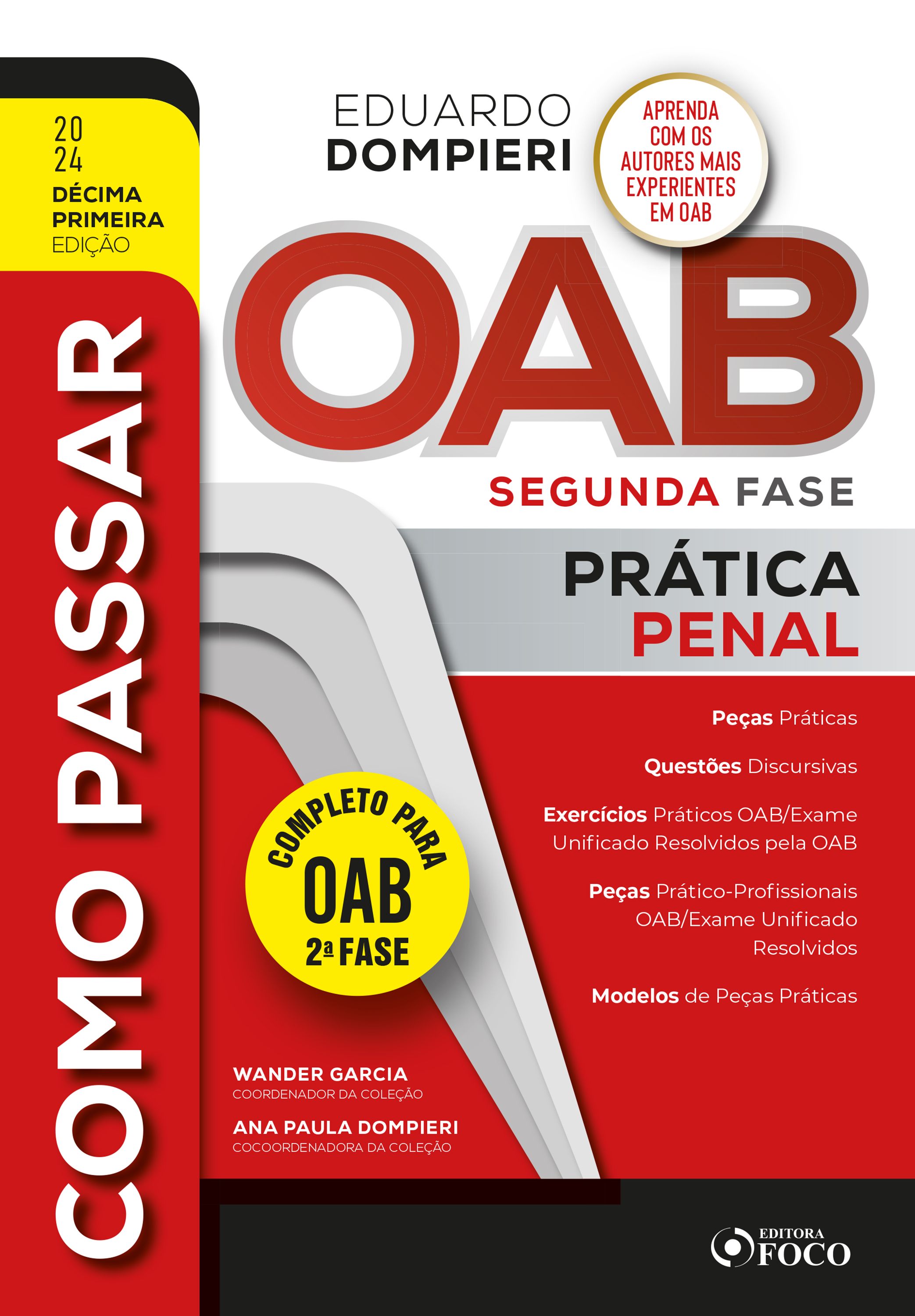 Como passar OAB - 2ª Fase: Prática Penal - 11ª ed - 2024