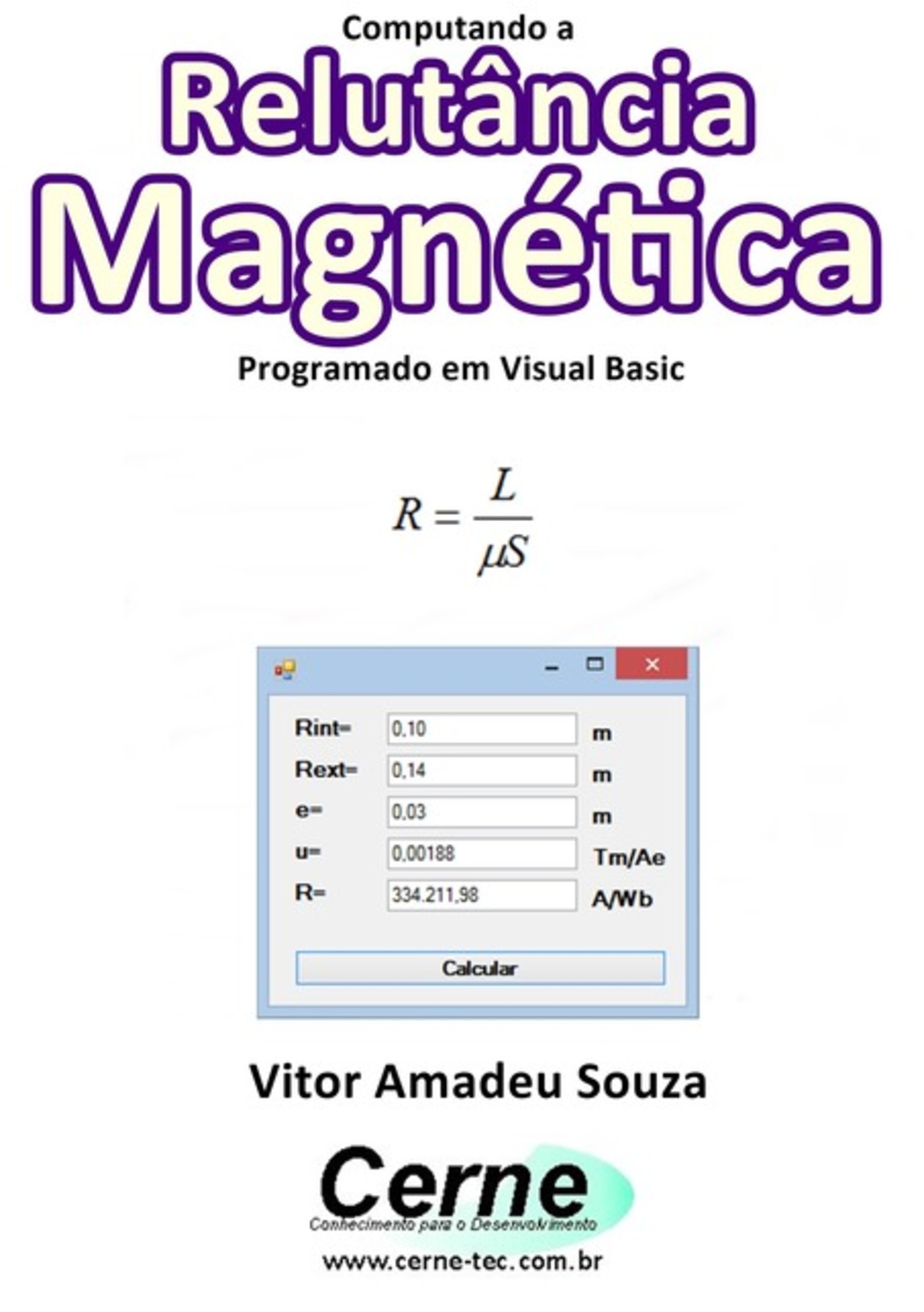 Computando A Relutância Magnética Programado Em Visual Basic