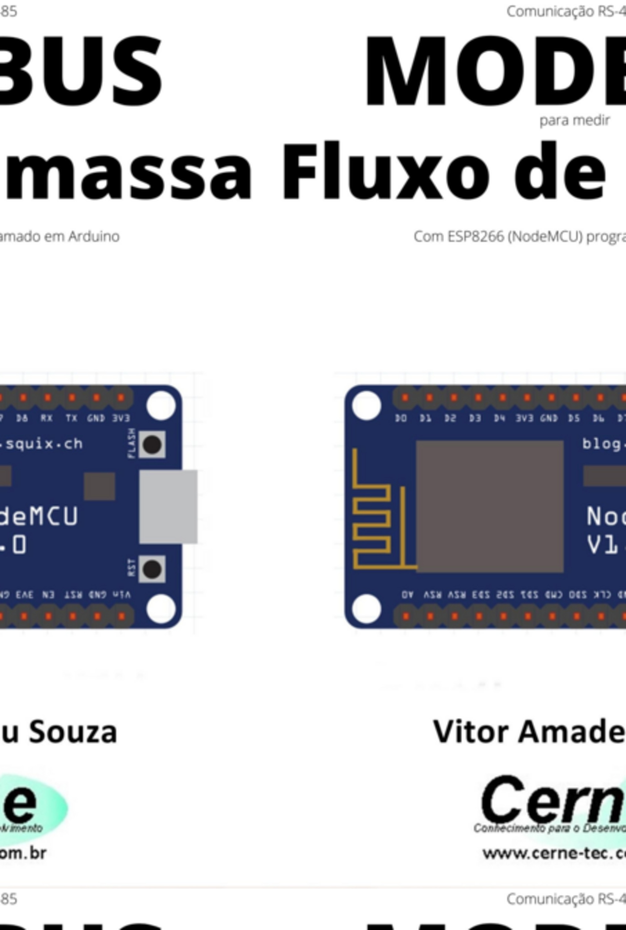 Comunicação Rs-485 Modbus Para Medir Fluxo De Massa Com Esp8266 (nodemcu) Programado Em Arduino