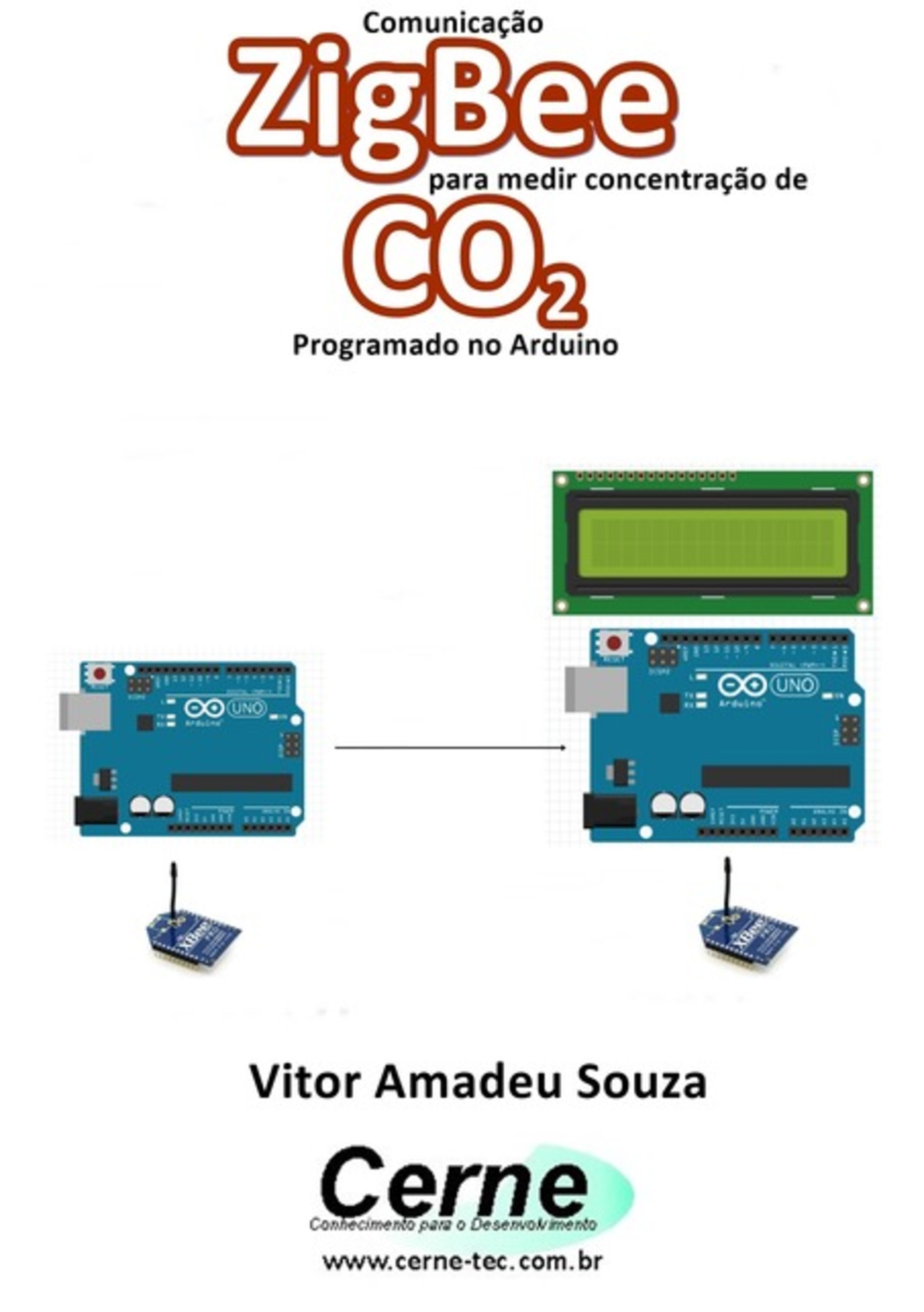 Comunicação Zigbee Para Medir Concentração De Co2 Programado No Arduino