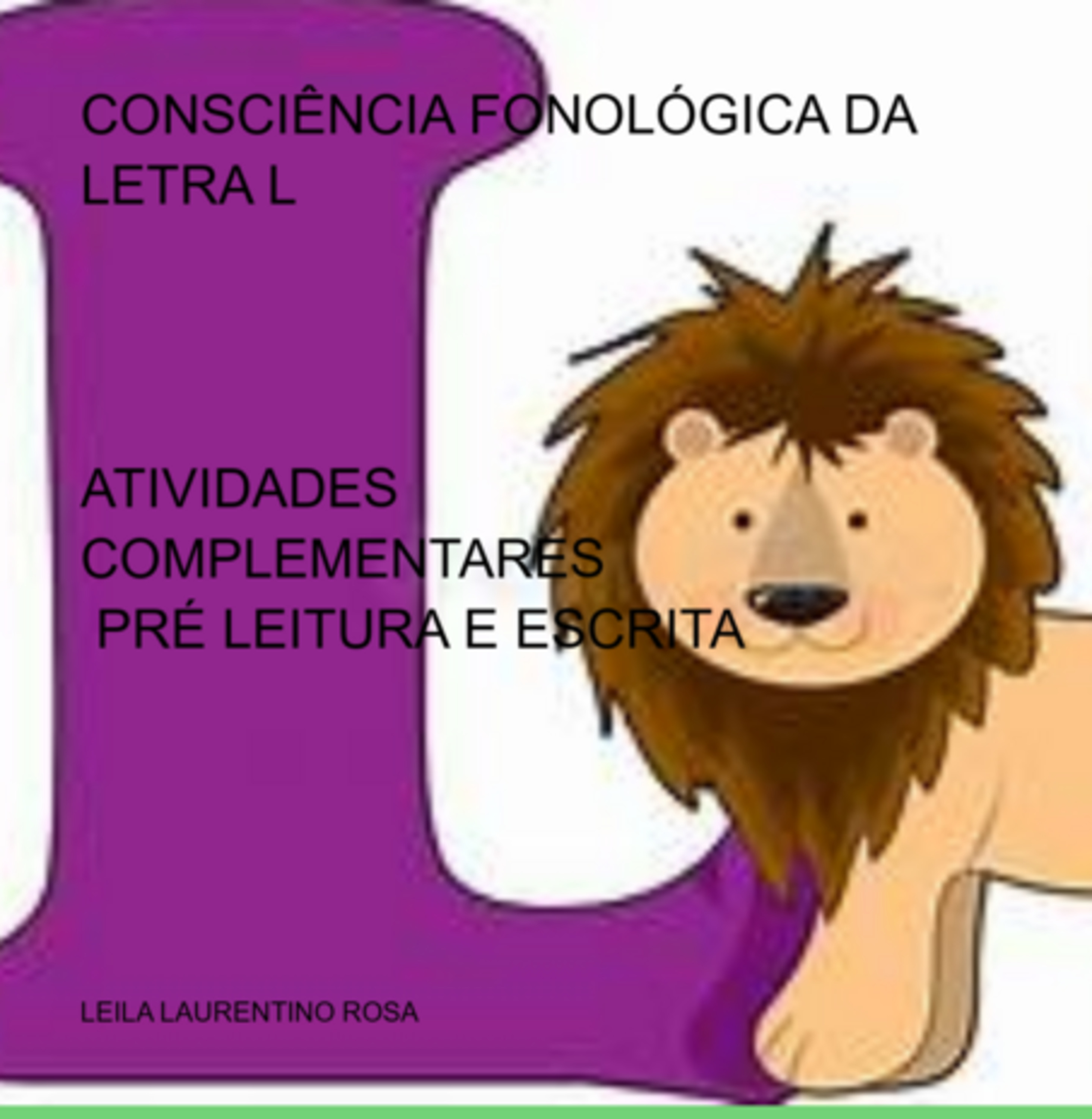 Consciência Fonológica Da Letra L