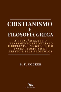 Cristianismo e Filosofia Grega