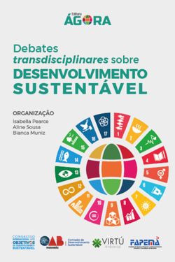 Debates Transdisciplinares sobre Desenvolvimento Sustentável