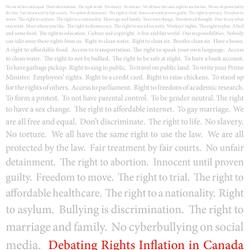 Debating Rights Inflation in Canada