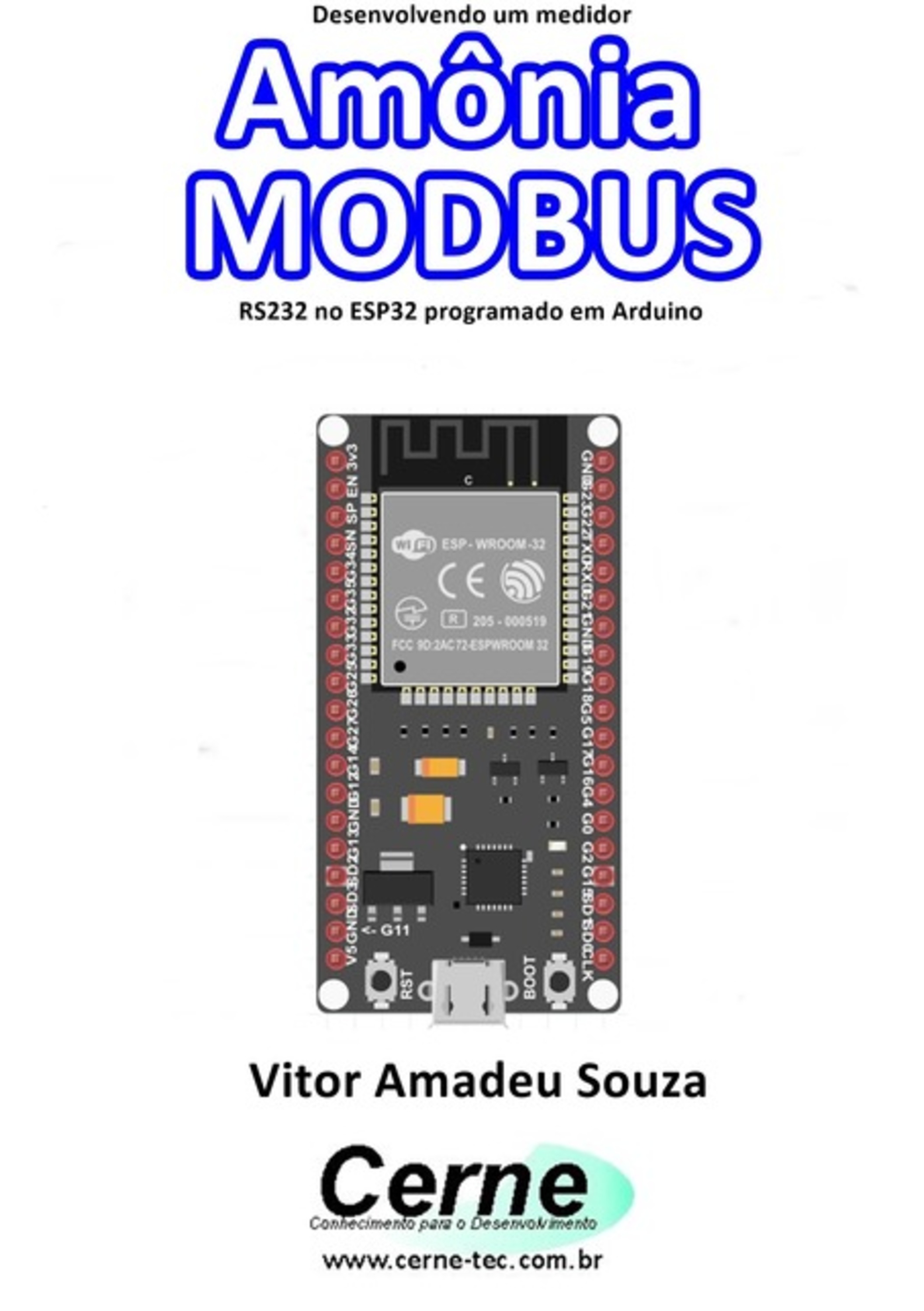 Desenvolvendo Um Medidor Amônia Modbus Rs232 No Esp32 Programado Em Arduino