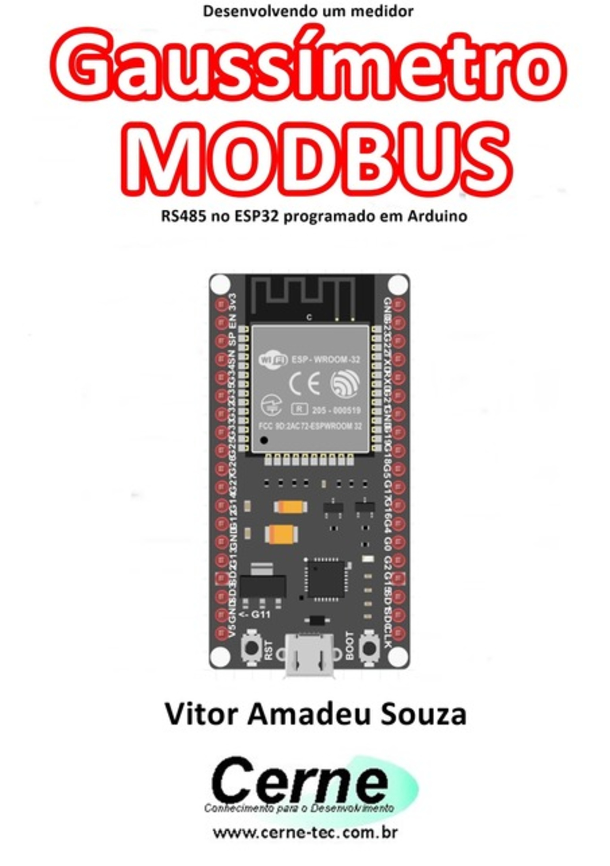 Desenvolvendo Um Medidor Gaussímetro Modbus Rs485 No Esp32 Programado Em Arduino