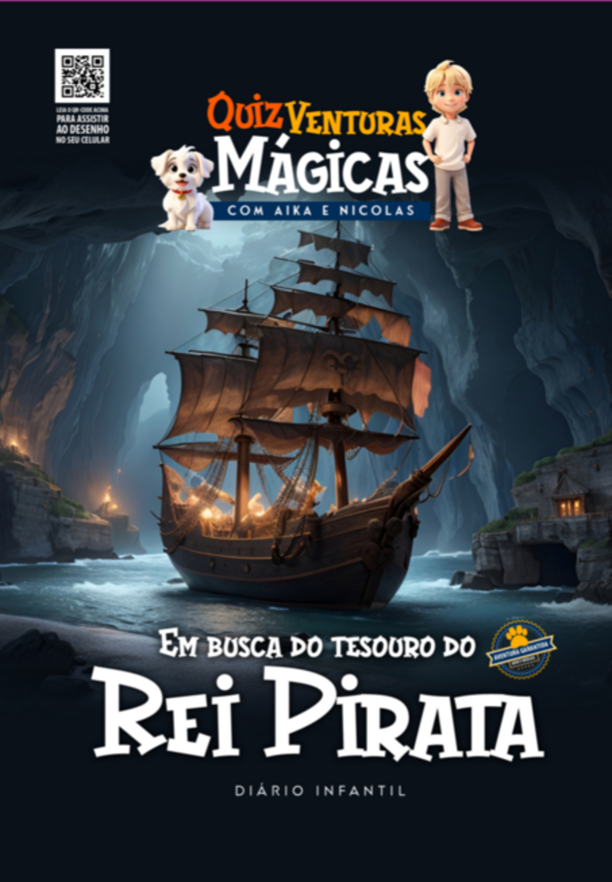 Diário Infantil - Em Busca Do Tesouro Do Rei Pirata