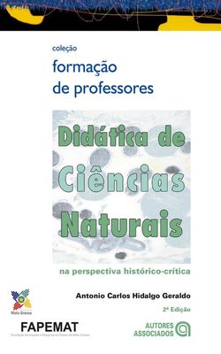  Didática de ciências naturais na perspectiva histórico-crítica