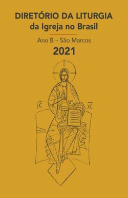 Diretório da Liturgia da Igreja no Brasil 2021 - Ano B
