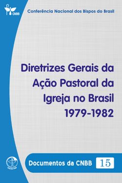 Diretrizes Gerais da Ação Pastoral da Igreja no Brasil 1979-1982 - Documentos da CNBB 15 - Digital