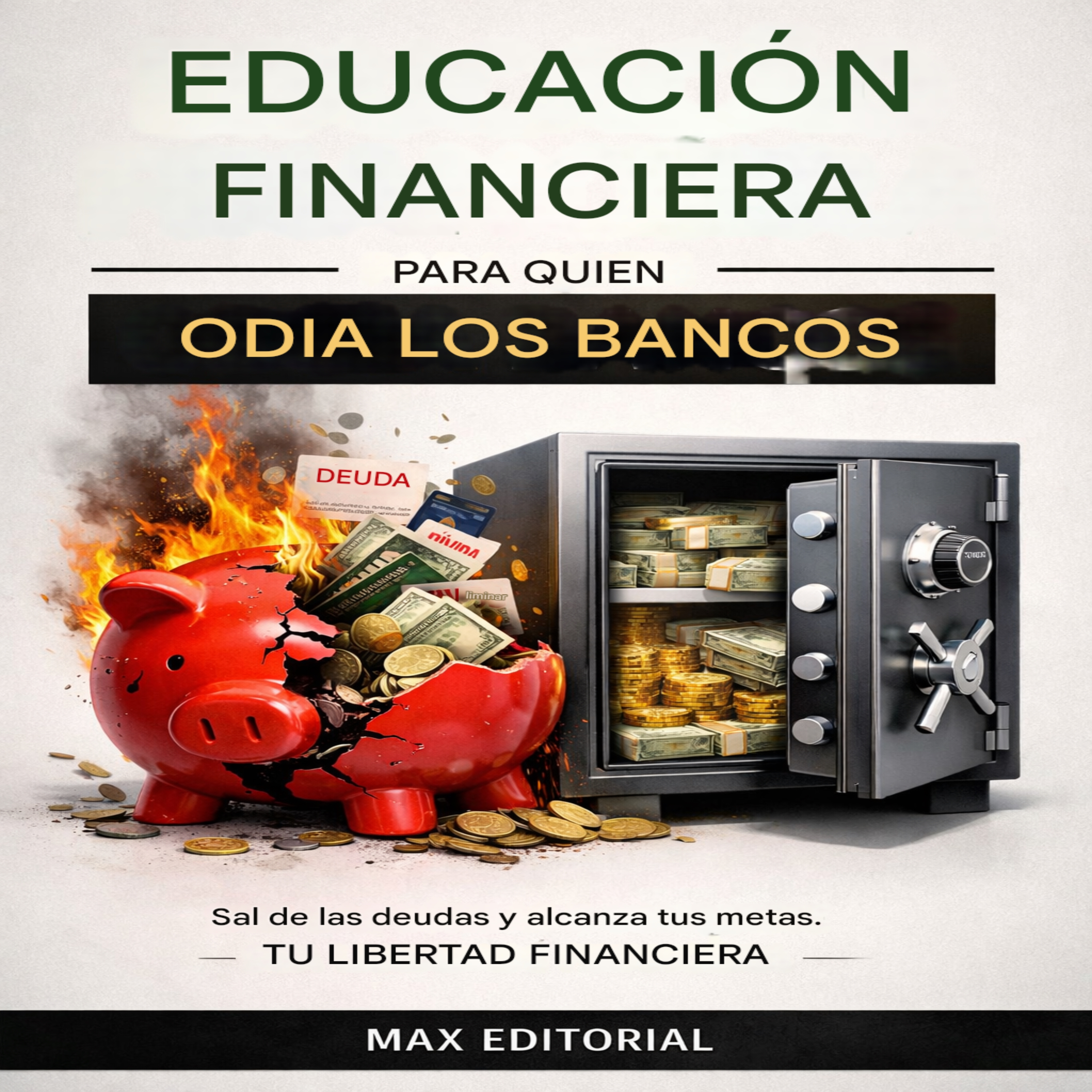 Educación financiera para quien odia los bancos: Sal de las deudas y alcanza tus metas. Tu libertad financiera