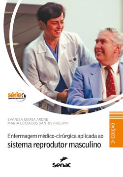 Enfermagem médico-cirúrgica aplicada ao sistema reprodutor masculino