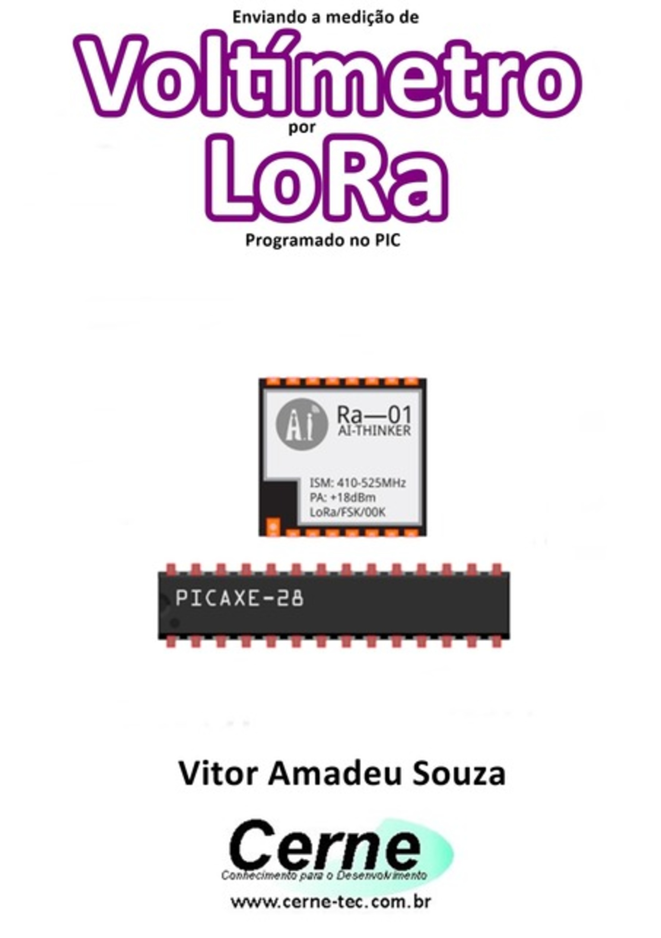 Enviando A Medição De Voltímetro Por Lora Programado No Pic