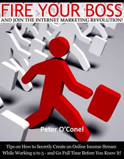 Fire Your Boss And Join The Internet Marketing Revolution