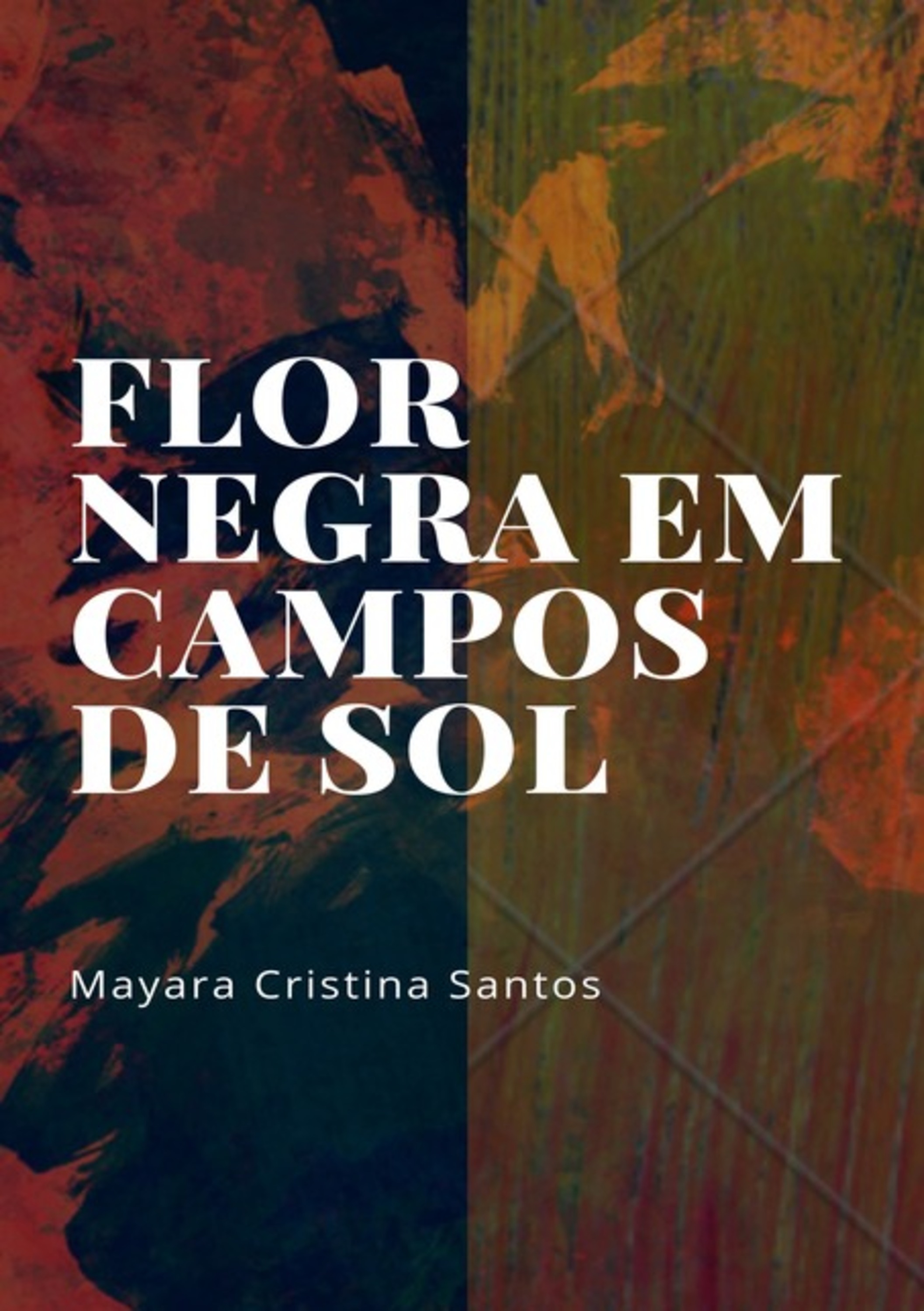 Flor Negra Em Campos De Sol