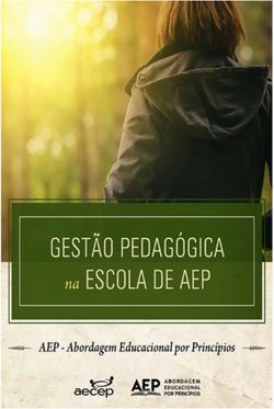 Gestão pedagógica na escola de AEP