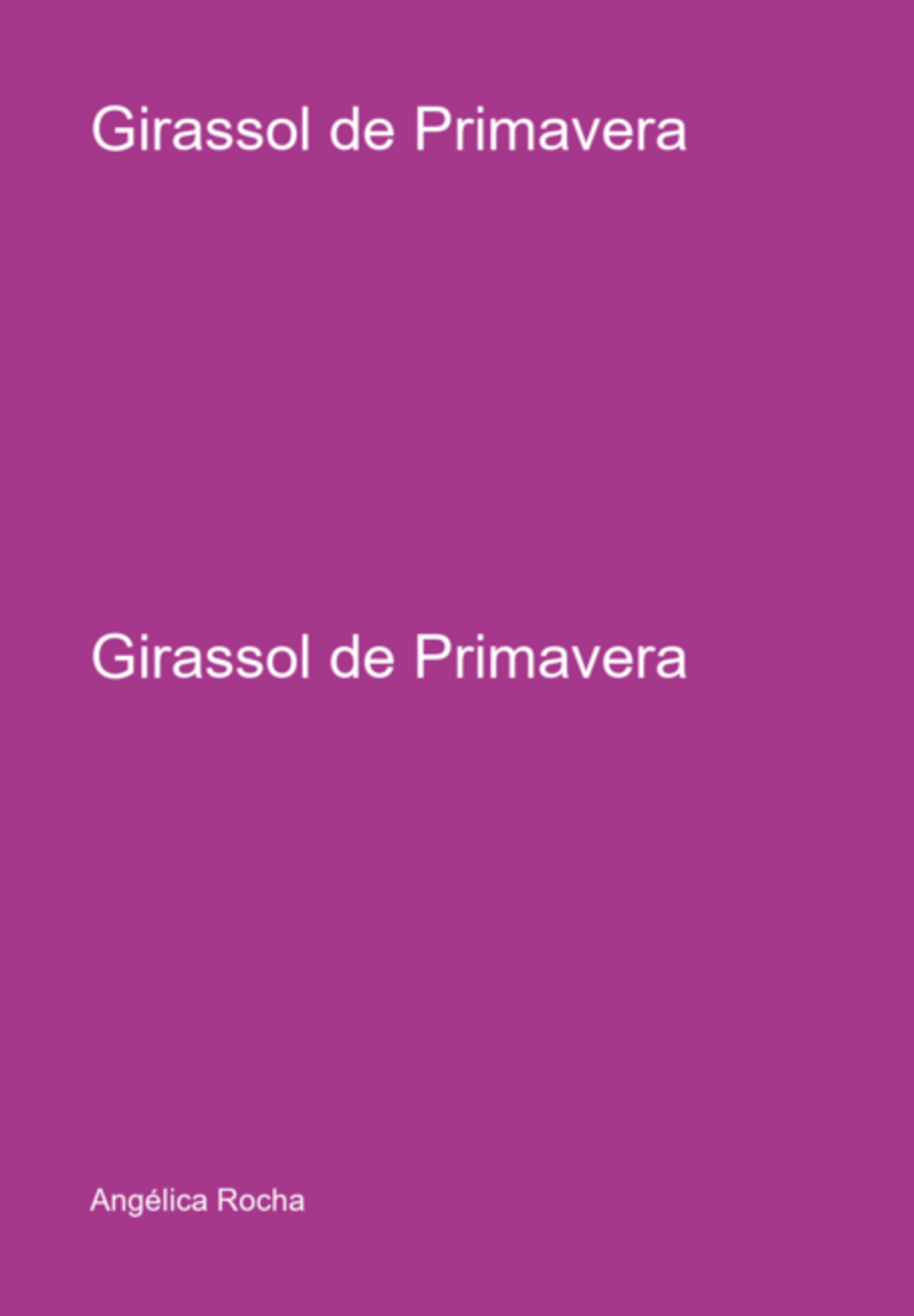 Girassol De Primavera