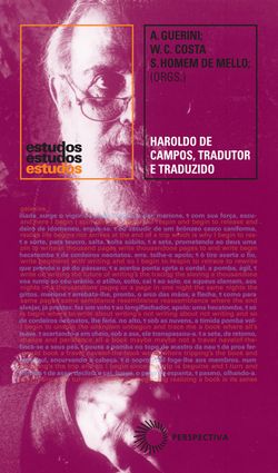 Haroldo de Campos - tradutor e traduzido