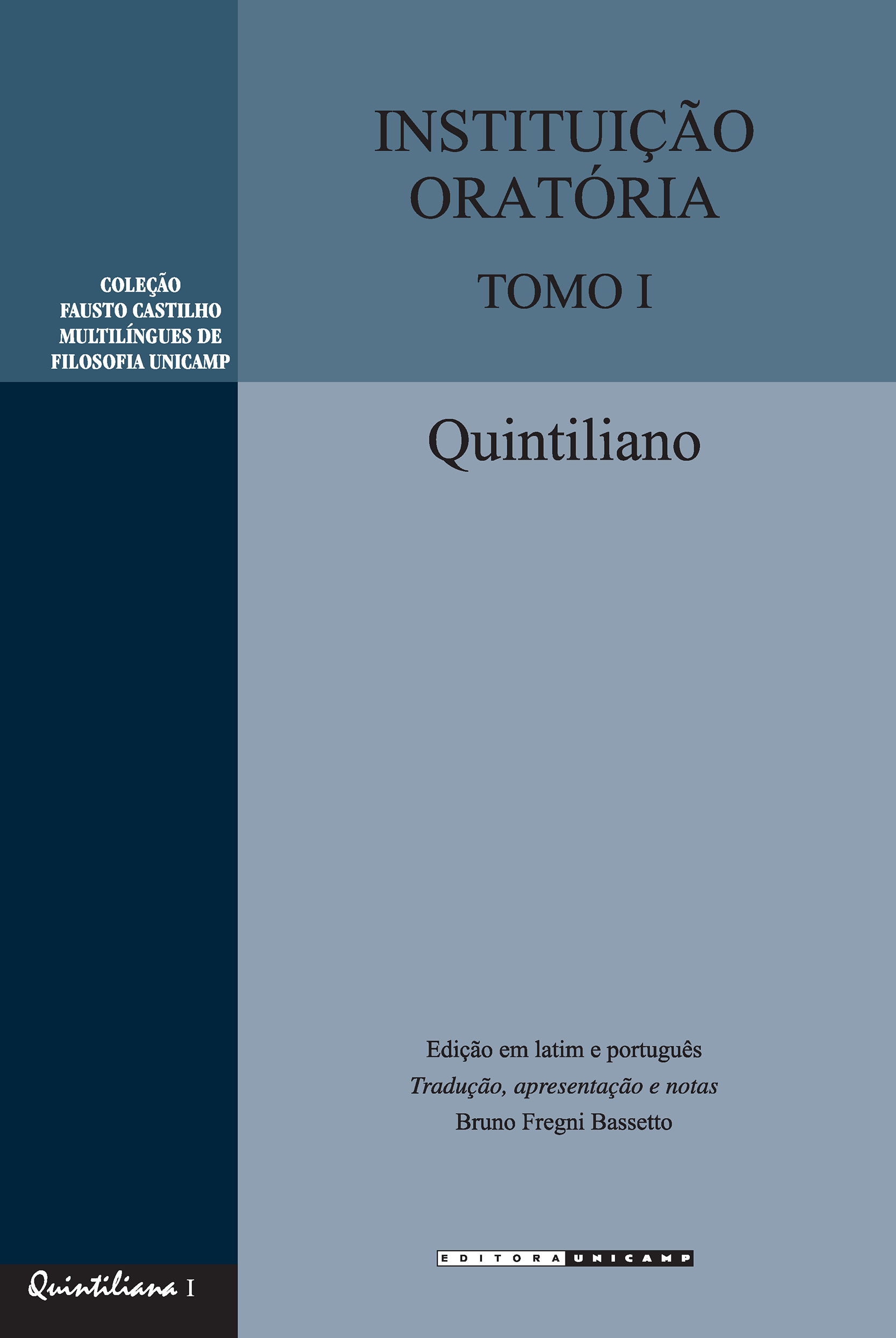 INSTITUIÇÃO ORATÓRIA - TOMO I