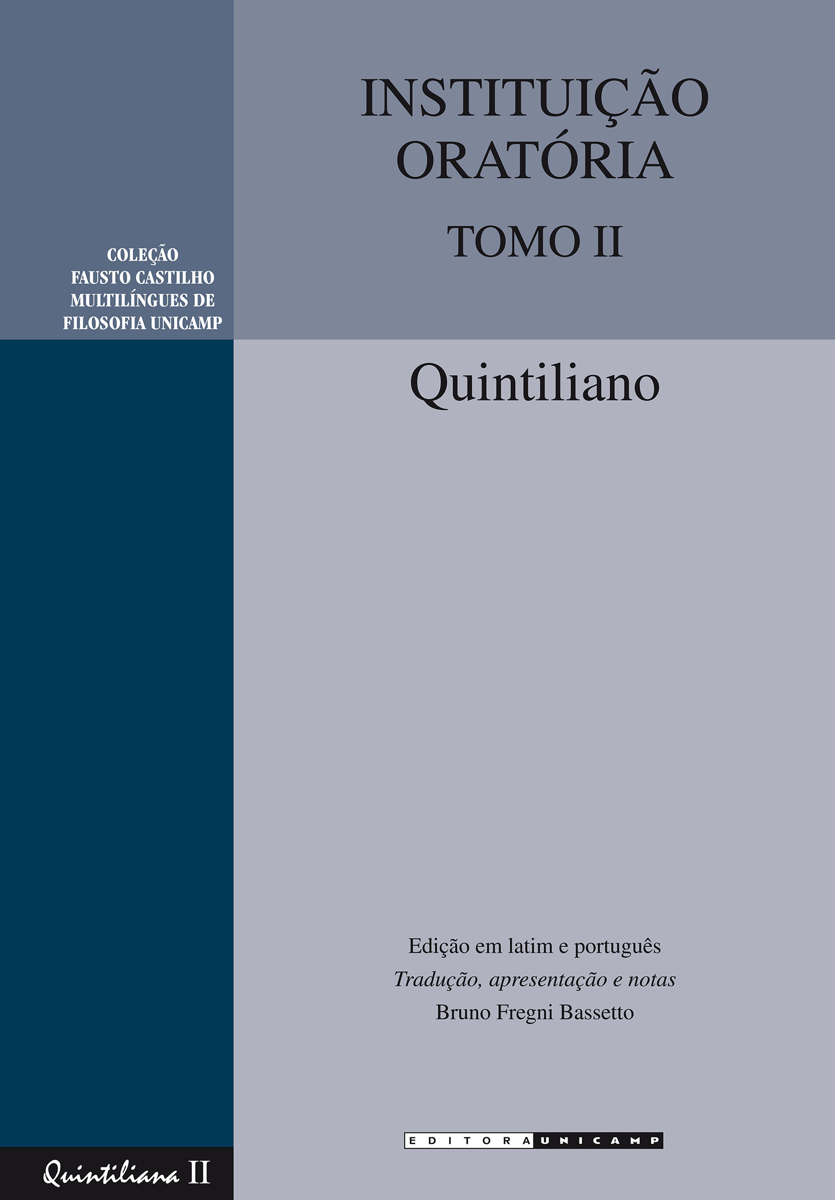 INSTITUIÇÃO ORATÓRIA - TOMO II