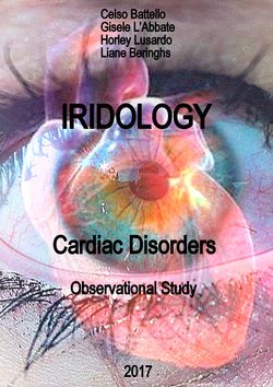 Iridology - Cardiac Disorders 