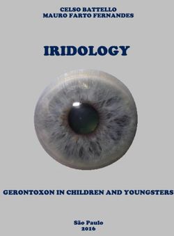Iridology - Gerontoxon In Children And Yougsters