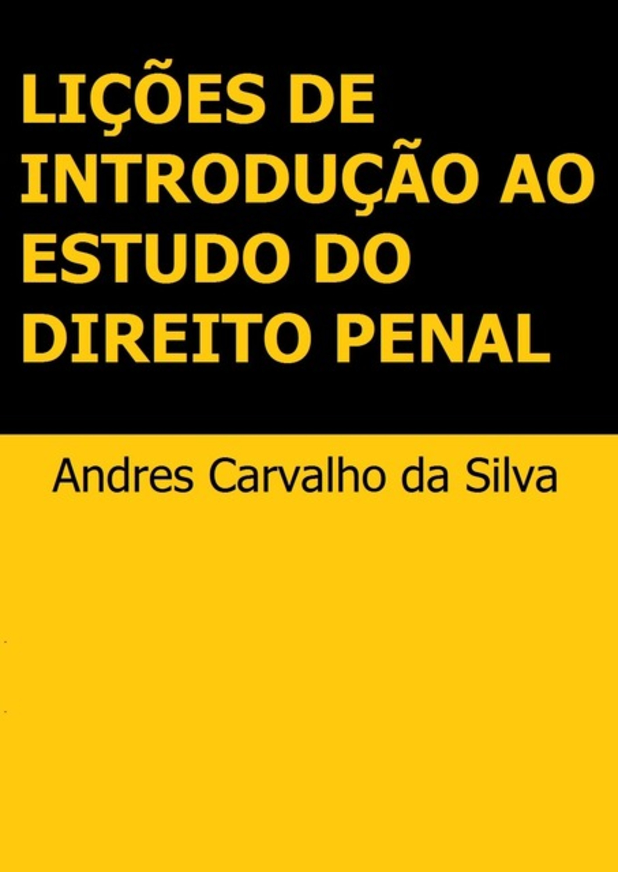 Lições De Introdução Ao Estudo Do Direito Penal