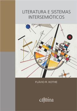 Literatura e sistemas intersemióticos