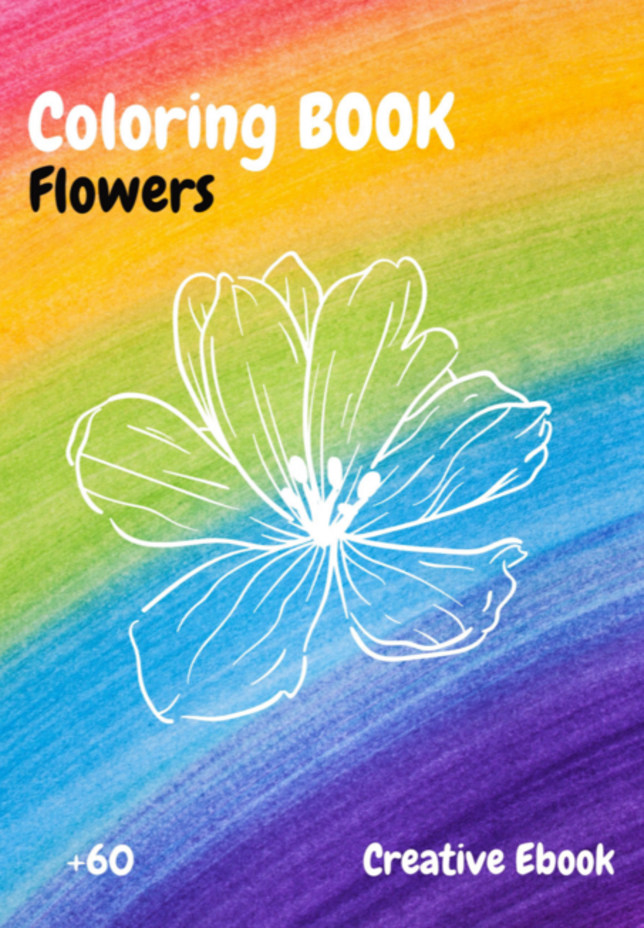 Livro Para Colorir Flores