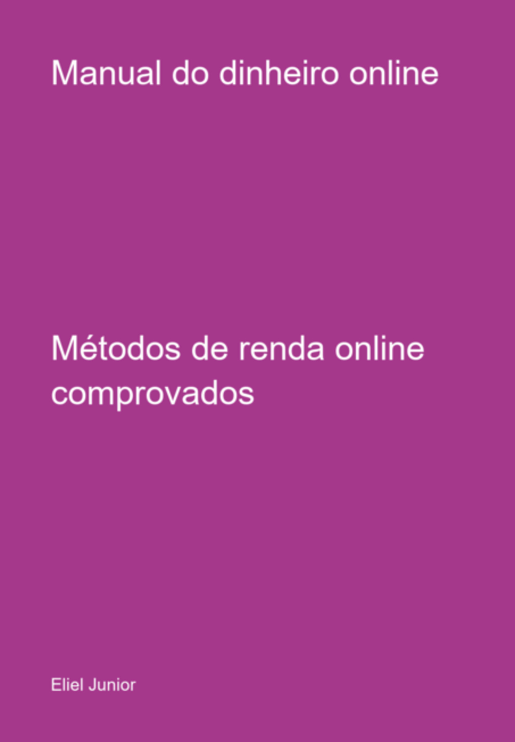 Manual Do Dinheiro Online