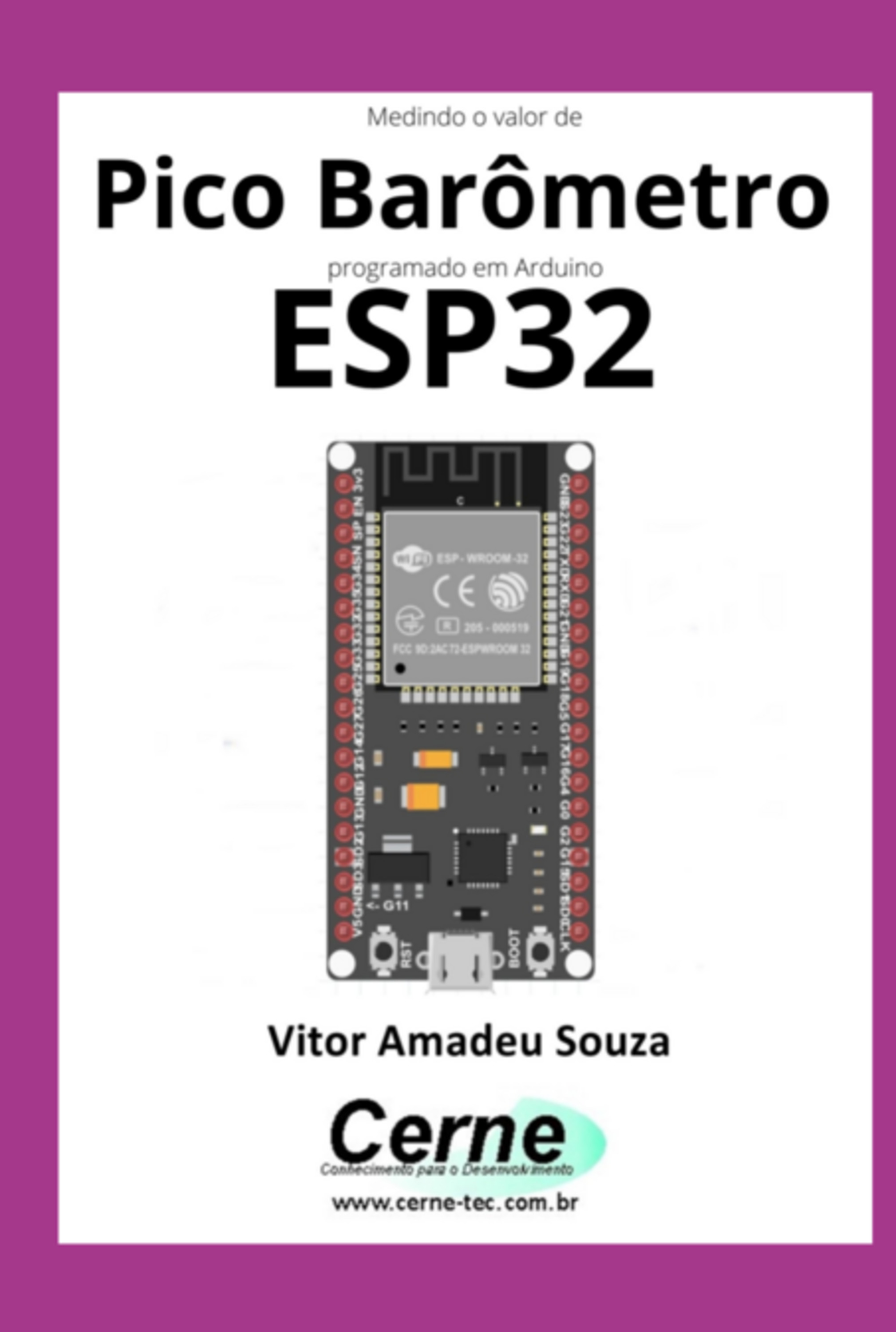 Medindo O Valor De Pico Barômetro Programado Em Arduino Esp32