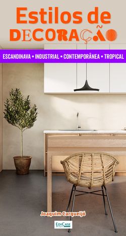 Minibook Estilos de decoração: industrial, escandinava, contemporânea, tropical