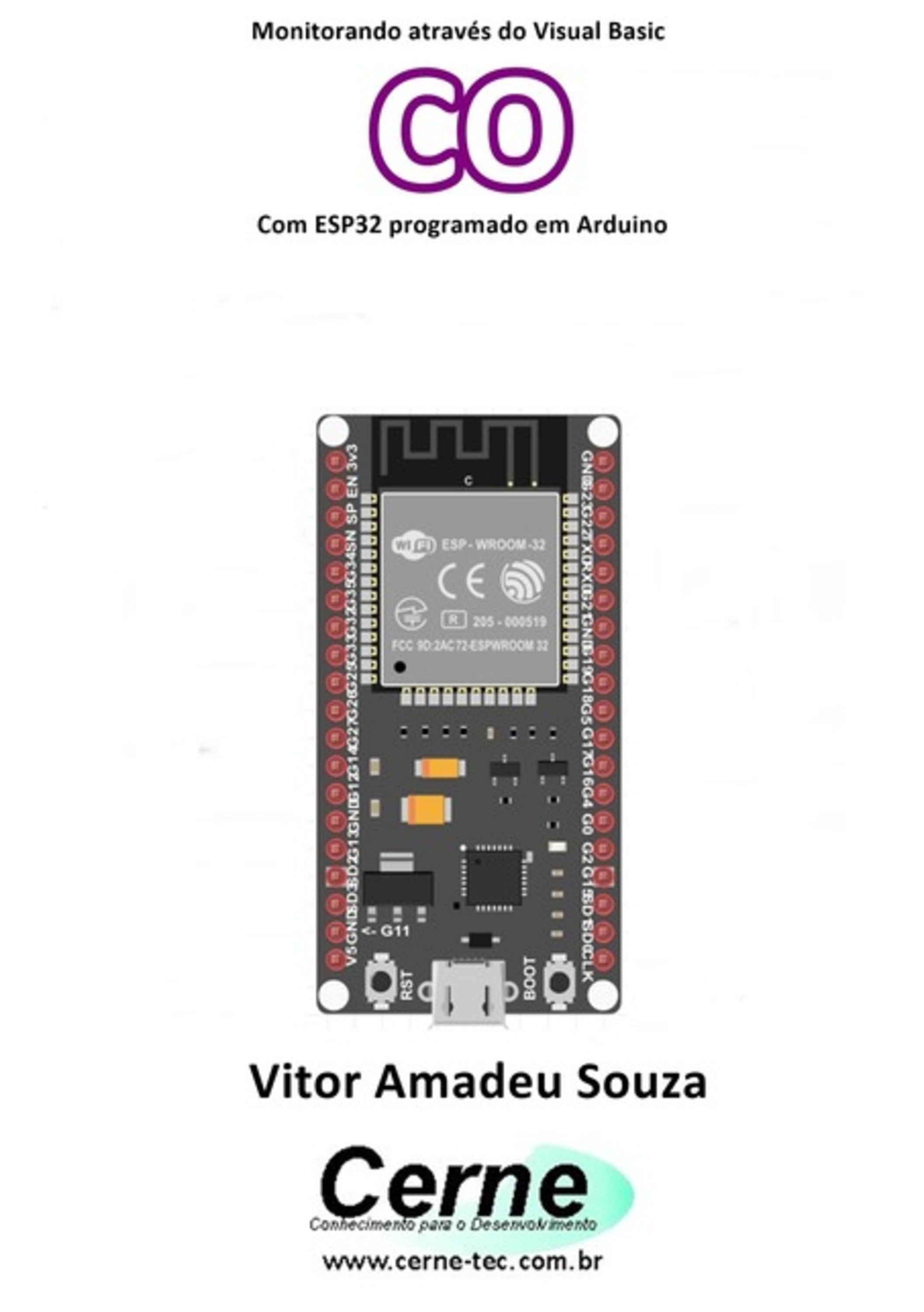 Monitorando Através Do Visual Basic Co Com Esp32 Programado Em Arduino