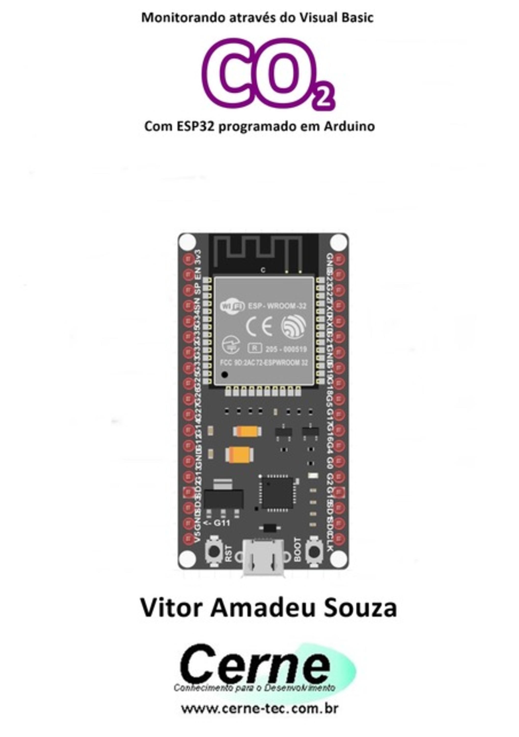 Monitorando Através Do Visual Basic Co2 Com Esp32 Programado Em Arduino