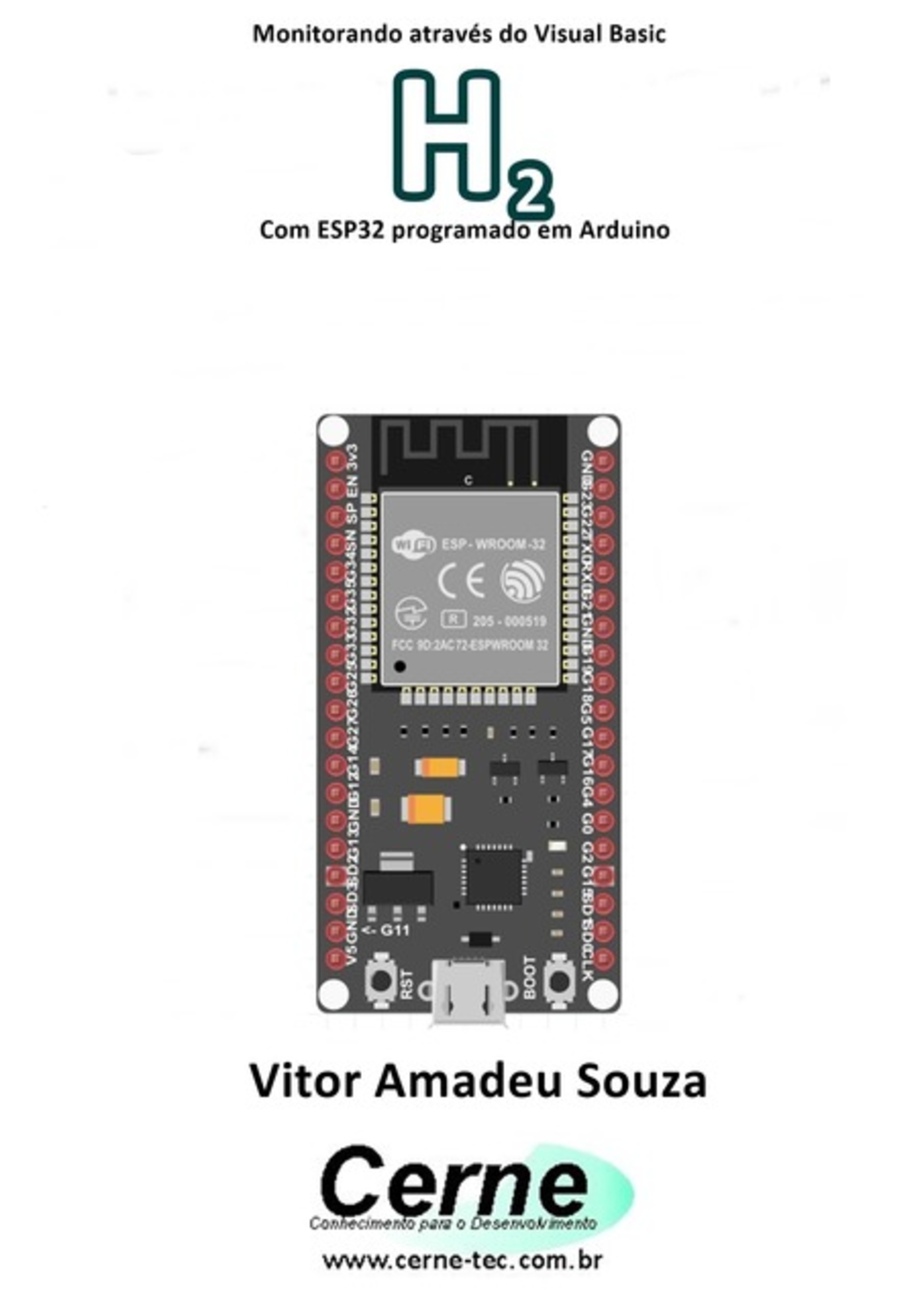 Monitorando Através Do Visual Basic H2 Com Esp32 Programado Em Arduino