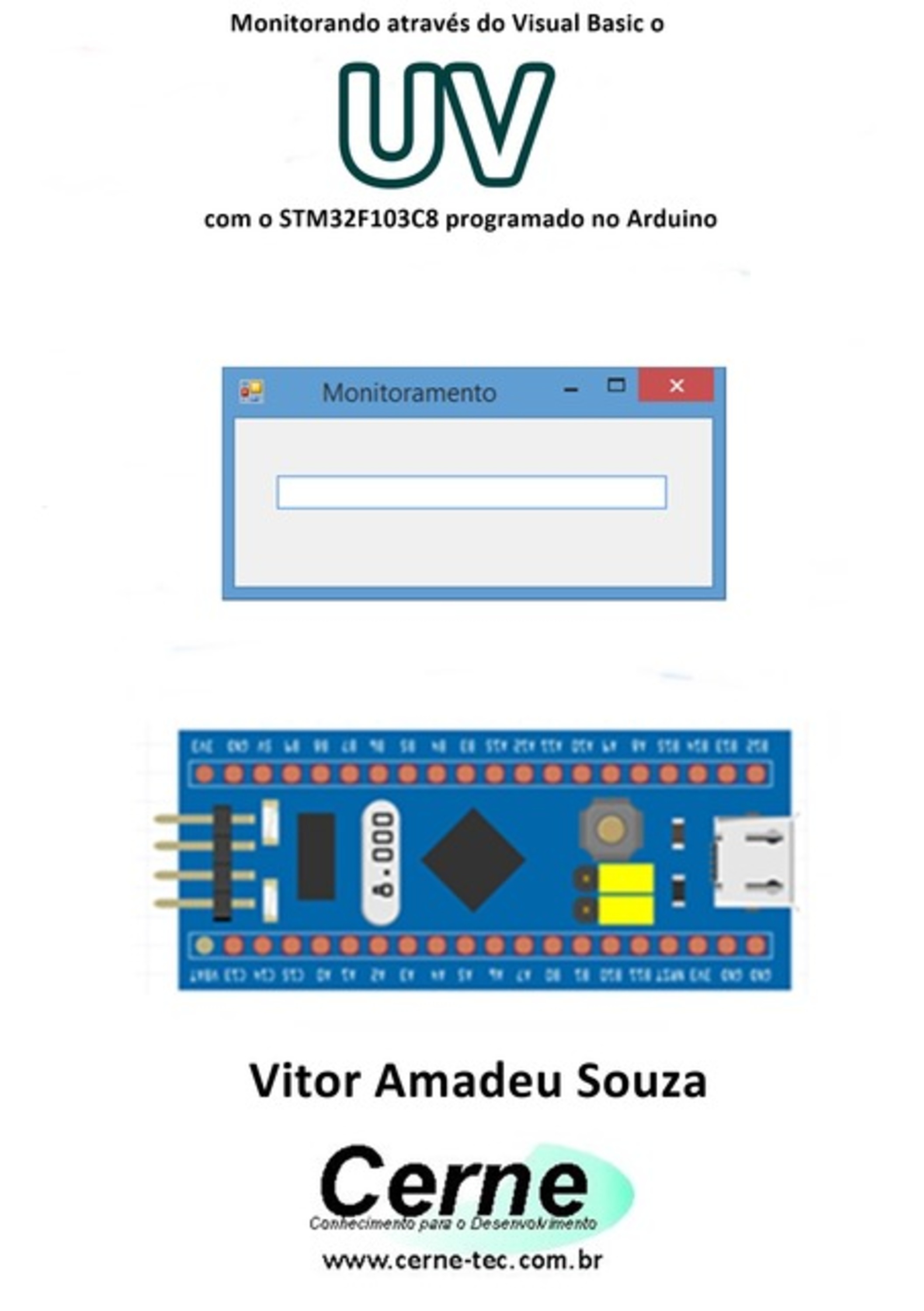 Monitorando Através Do Visual Basic O Uv Com O Stm32f103c8 Programado No Arduino