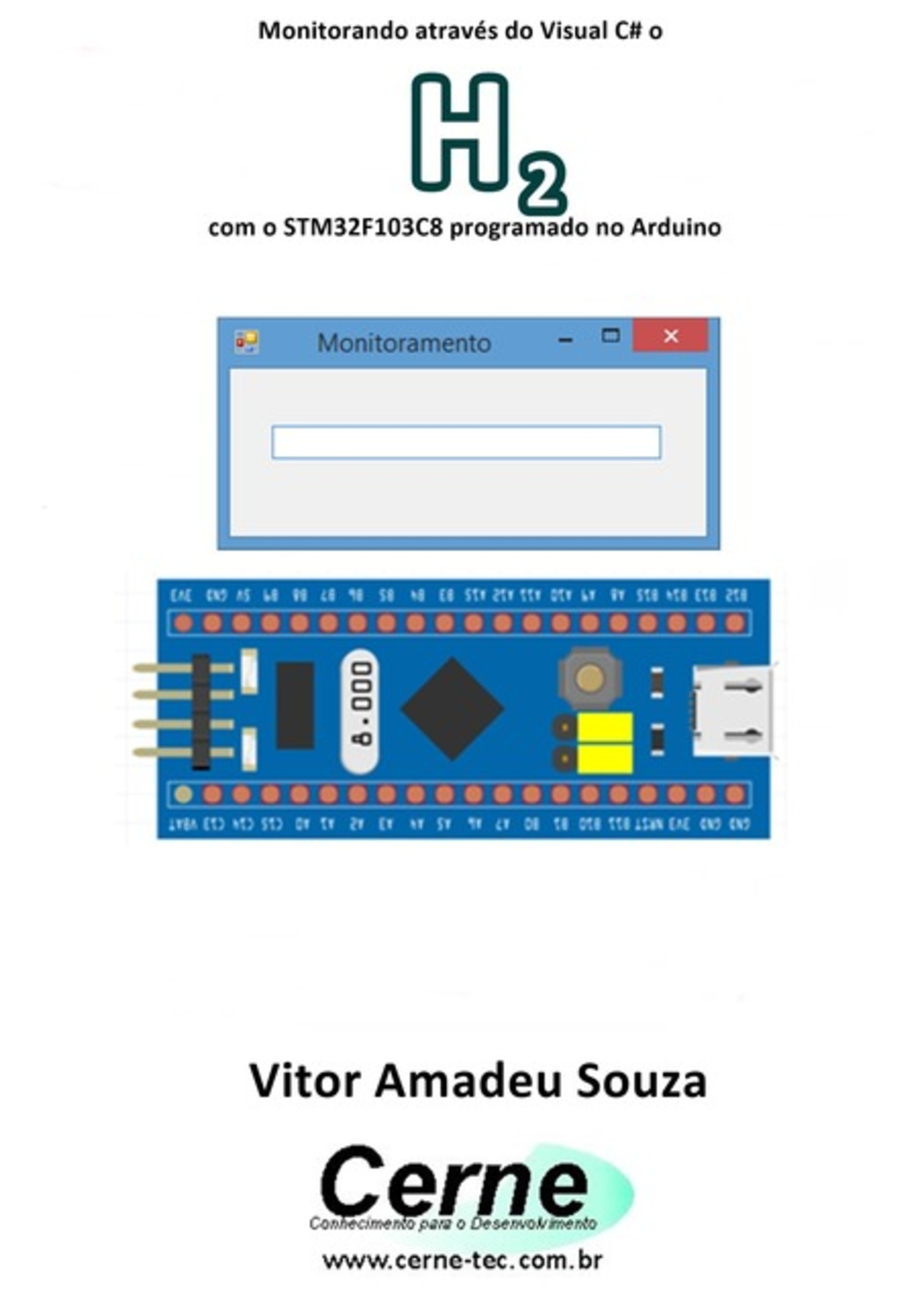 Monitorando Através Do Visual C# O H2 Com O Stm32f103c8 Programado No Arduino