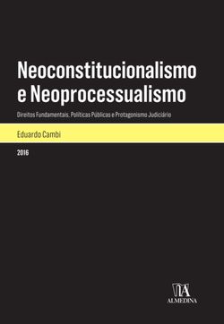 Neoconstitucionalismo e Neoprocessualismo: Direitos Fundamentais, Políticas Públicas e Protagonismo Judiciário