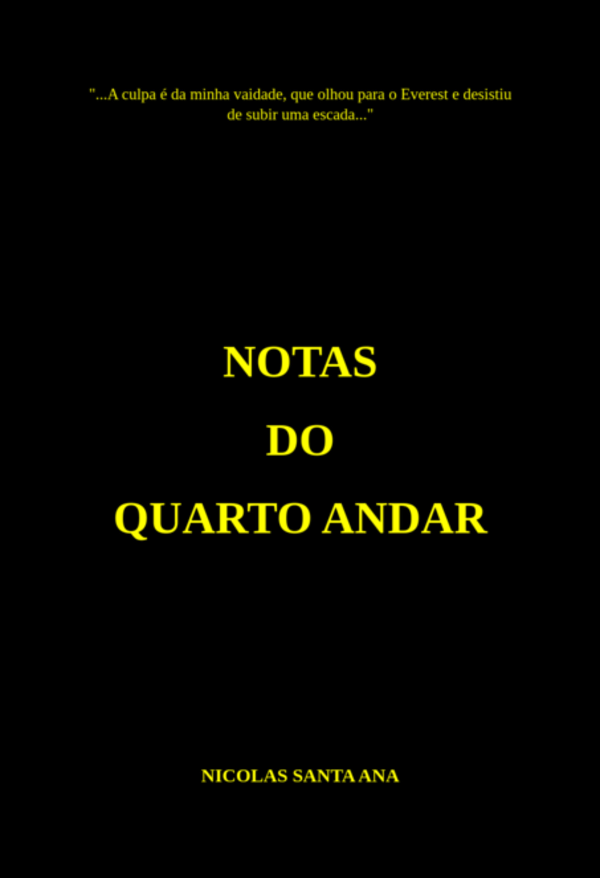 Notas Do Quarto Andar