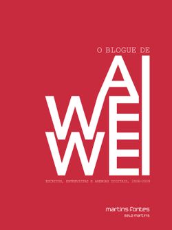 O blogue de Ai Weiwei