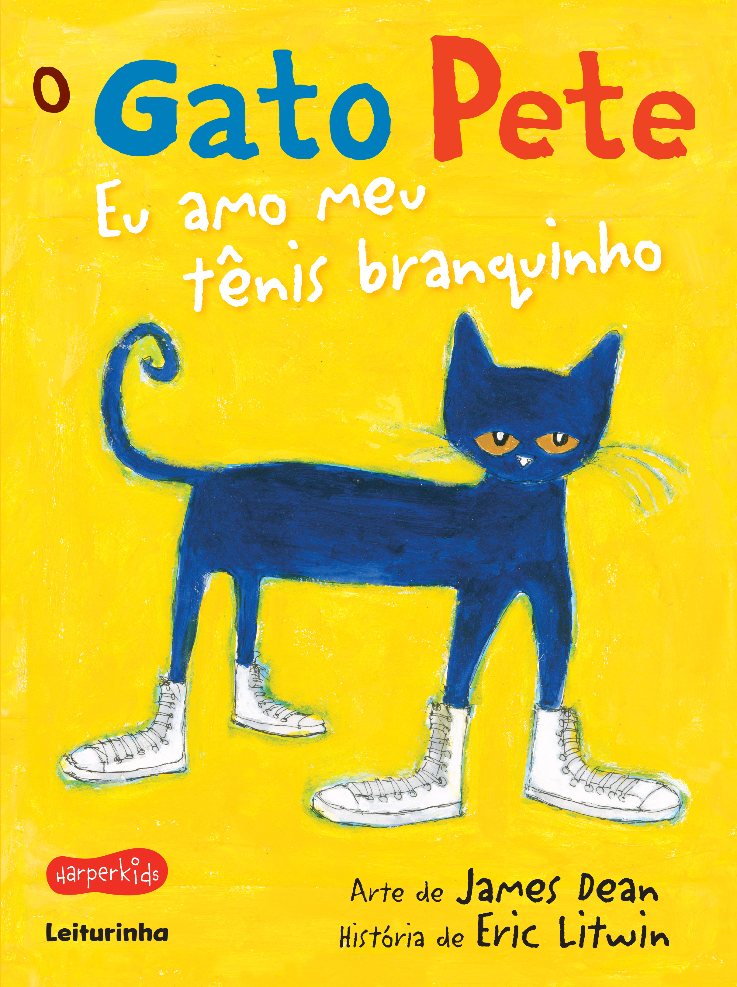 O gato Pete - eu amo meu tênis branquinho