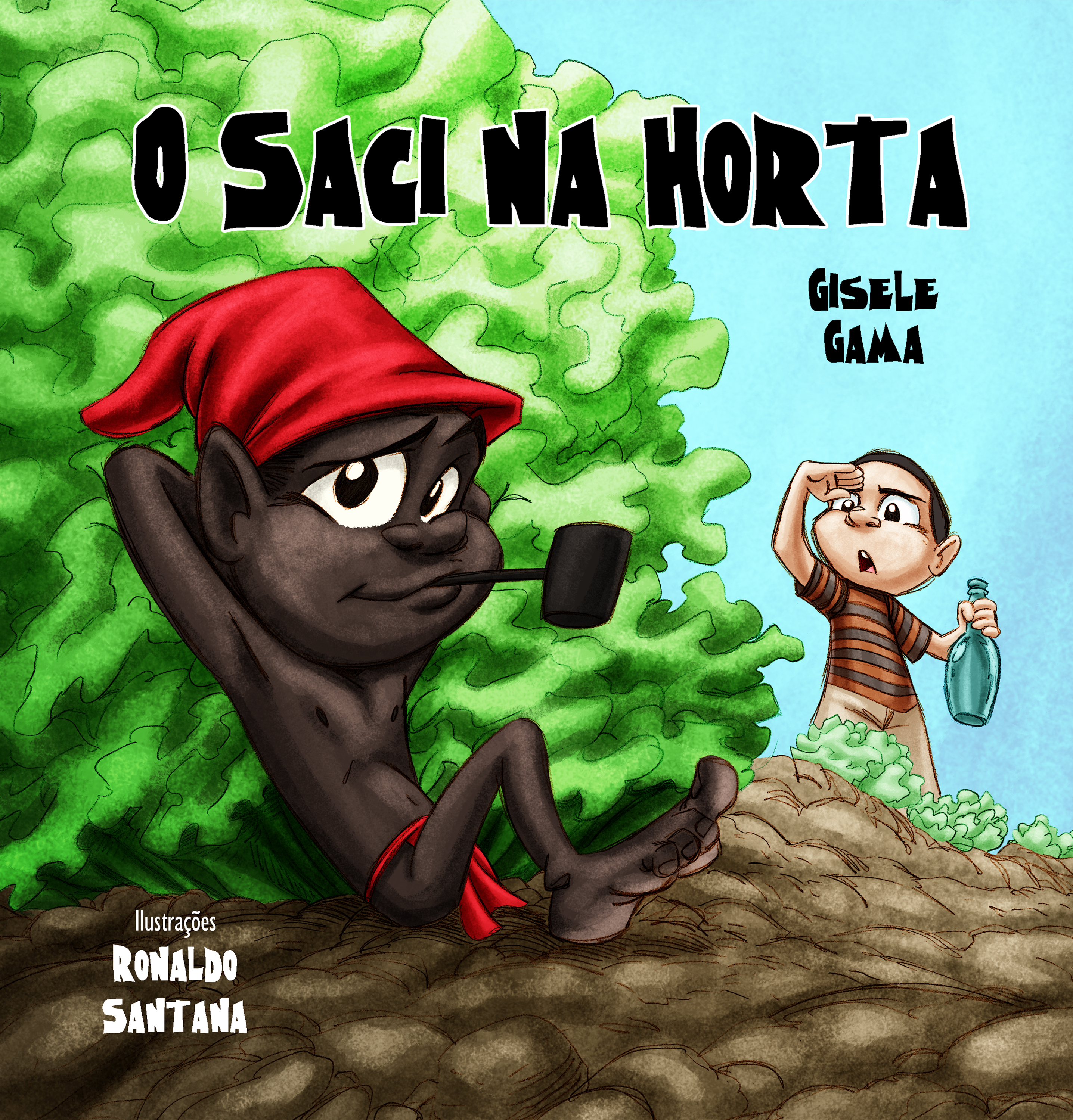 O saci na horta