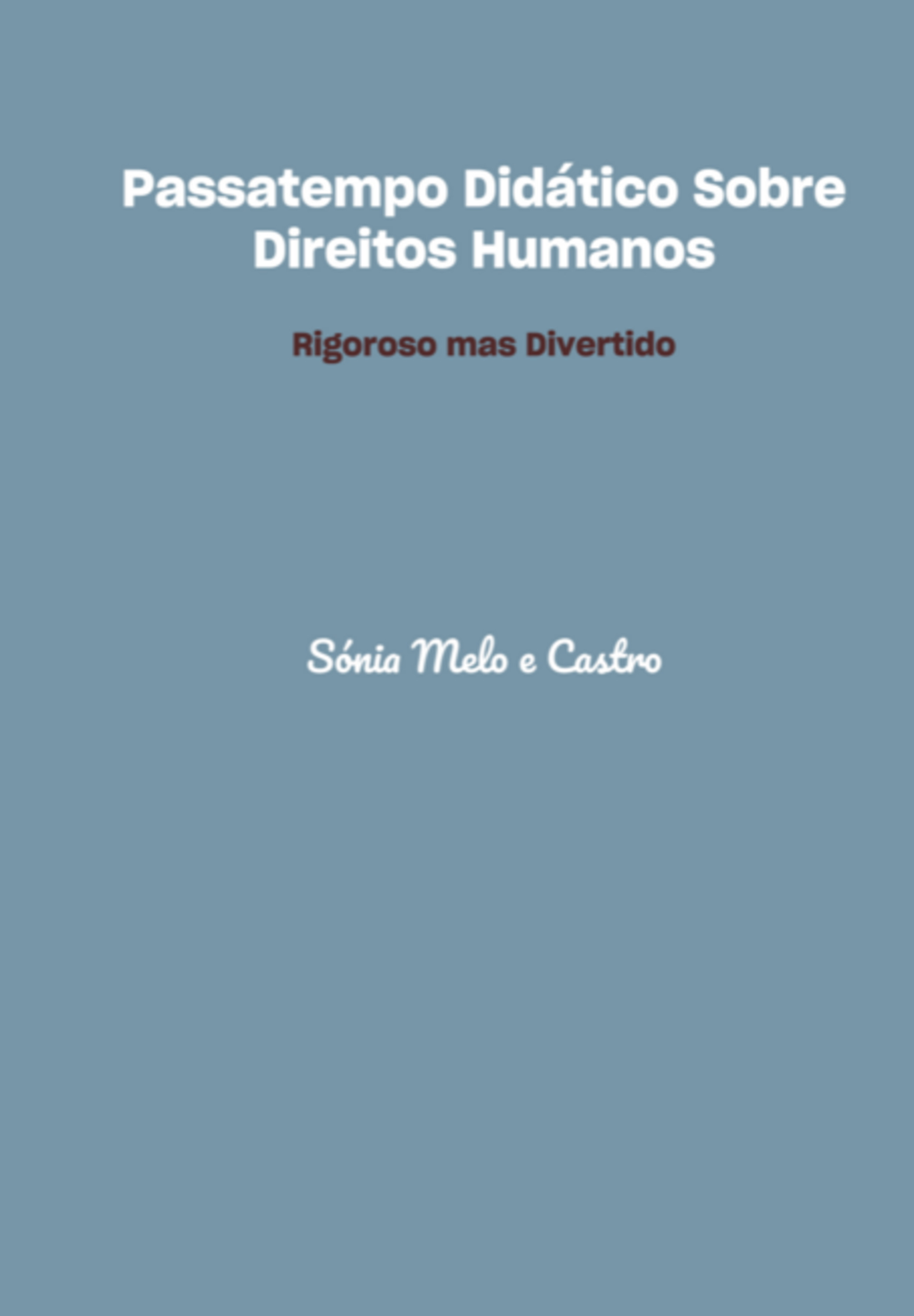 Passatempo Didático Sobre Direitos Humanos