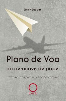 Plano de voo da aeronave de papel