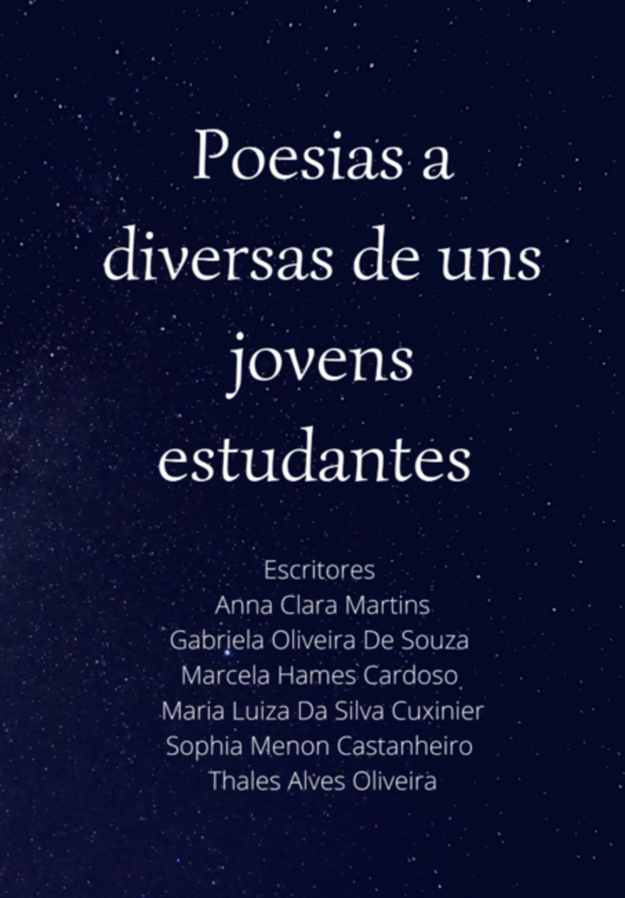 Poesias A Diversas De Uns Jovens Estudantes