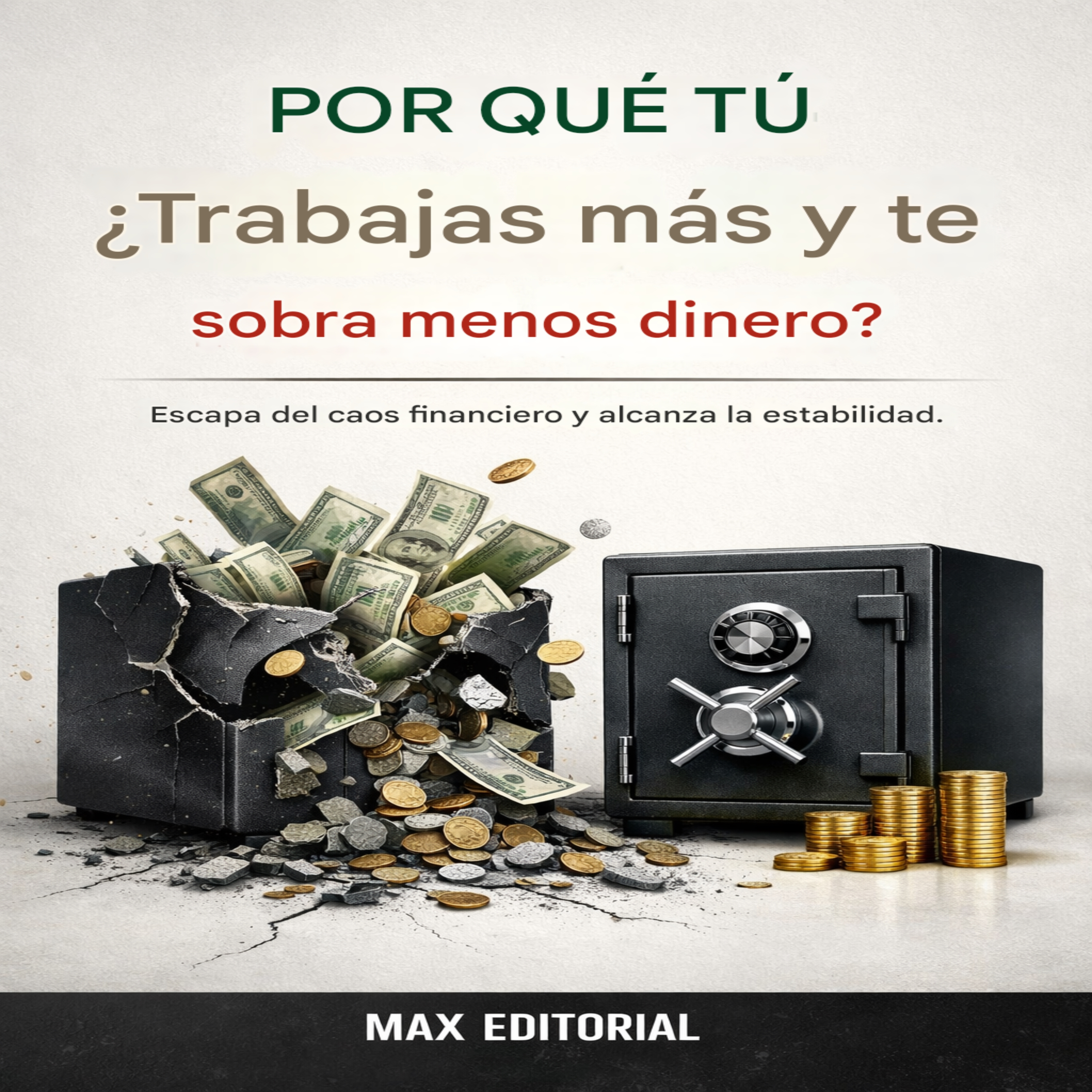 Por qué tu ¿trabajas más y te sobra menos dinero? Escapa del caos financiero y alcanza la estabilidad.