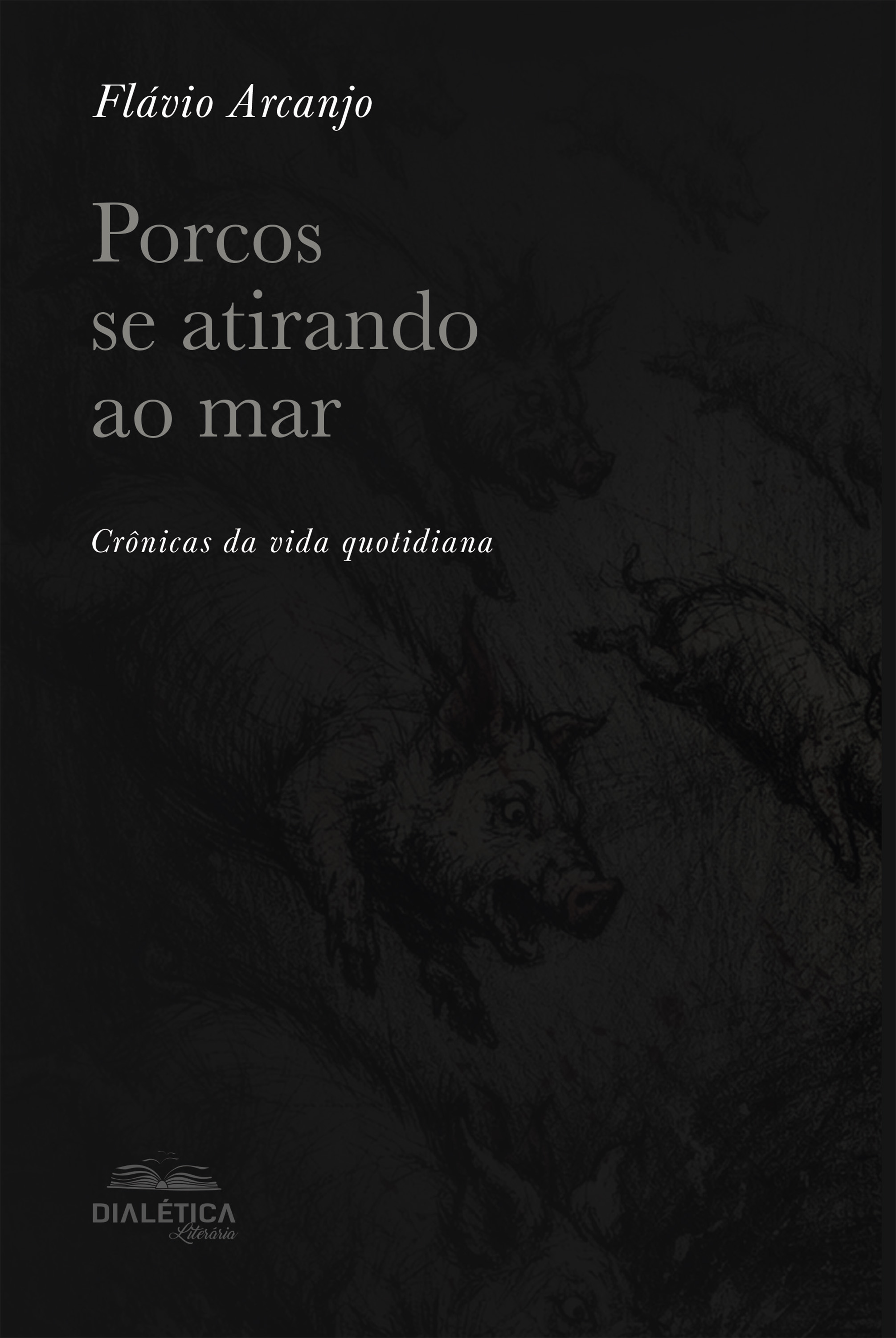 Porcos se atirando ao mar