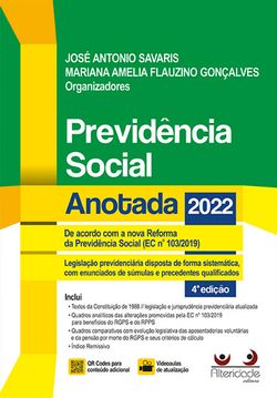 Previdência Social Anotada 4 Ed. (2022)