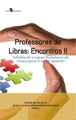 Professores de Libras: Encontros II